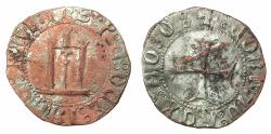 World Coins - ITALY.GENOA.Pietro di Campofregozo AD 1450-1458. Grosso contemporary plated forgery.