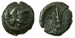 Ancient Coins - CRETE.AXOS.Circa 3rd - 2nd cent BC.AE.17.9mm. Thunderbolt.