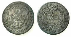World Coins - AUSTRIA.SALZBURG.Franz Anton AD 1709-1727.AR.2 Kreuzer 1717.