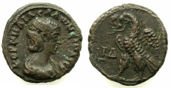 Ancient Coins - EGYPT.ALEXANDRIA.Cornelia Salonina, wife of Gallienus AD 253-268.Billon Tetradrachm, struck AD 266/67.