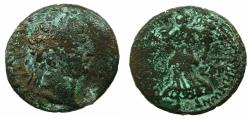 Ancient Coins - JUDAEA.GABA.Hadrian AD 117-138.AE.22.2mm. struck AD 117/118. Reverse.Nike.