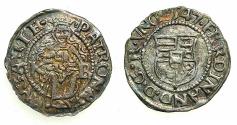 World Coins - HUNGARY.Ferdinand I H.R.E.AD 1526-1657.AR.Denar.1547.Mint of KREMNITZ