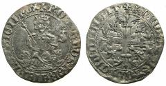 World Coins - ITALY.Kingdom of Naples.Robert 'The Wise' of Anjou AD 1309-1343.AR.Gigliato. Possibly posthumous issue, uncertain mint.