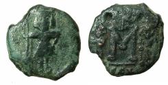 Ancient Coins - BYZANTINE EMPIRE.SICILY.Constantine IV AD 668-685.AE.Follis. Mint of SYRACUSE.