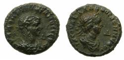 Ancient Coins - EGYPT.ALEXANDRIA.Aurelian and Vaballathus AD 270-271 .Bi.Tetradrachm.AD 270. Large busts