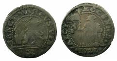 World Coins - ITALY.VENICE.Alvise Mocenigo III AD 1722-1732.AR.10 Soldi.1722