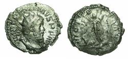 Ancient Coins - ROMAN.Imperial.Postumus AD 259-268.AR.Antoninianus. Trier mint. Reverse partial brockage of obverse.