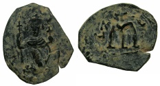 Ancient Coins - PSEUDO-BYZANTINE.7th Cent AD.AE.Follis, after Constans II ( AD 641-668 ).
