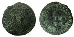 World Coins - ITALY.SAVOY.Carlo Emanuele II Duke 1648-1675.AE.Mezzo Soldo.1641.***Extremely Rare issue ***