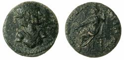 Ancient Coins - CARIA.CIDRAMA.Circa 2nd cent AD.AE.19.9mm. Bust of Helios, anepigraphic obverse. Three examples recorded in RPC IV