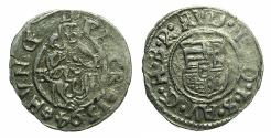 World Coins - HUNGARY.Rudolph II H.R.E 1576-1612.AR.Dinar.1594. Kremnitz mint.