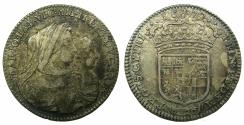 World Coins - ITALY.SAVOY.Vittorio Amadeo II 1675-1730, Regency period 1675-1680.AR. Lira.1677.Mint of TURIN.  Pedigreed to Archbishop Sharp coll. ( 1644-1714 ), Ex. Owen Parsons coll.