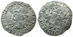 World Coins - ITALY.Kingdom of Naples.Robert 'The Wise' of Anjou AD 1309-1343.AR.Gigliato.Pothumus issue, uncertain ruler or mint.