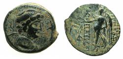 Ancient Coins - SELEUCID EMPIRE.Antiochus IX 2nd reign circa 110/09-108/07 BC.AE. Uncertain Phoenician mint.