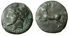 Ancient Coins - NUMIDIA.Massinissa or Micipsa circa 203-148-118 BC.AE.