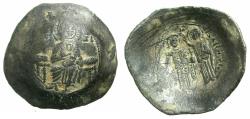 Ancient Coins - BYZANTINE EMPIRE.Manuel I Comnenus AD 1143-1180.Billon.Trachy.Mint of CONSTANTINOPLE.