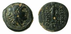 Ancient Coins - SELEUCID EMPIRE. Alexander I Balas 150-145 BC.AE.18.3mm. Mint of Antioch. Head of Alexander III The Great
