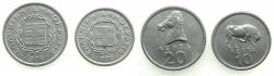World Coins - GREECE.Republic.Aluminum. 10 and 20 Lepta 1978.