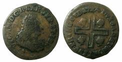 World Coins - ITALY.SARDINIA.Victorrio Amadeo II AD 1675-1730.AE.Cagliarese 1724.Mint of TURIN ' The first duke of Savoy to become King of Sardinia '