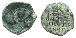 World Coins - CRUSADER STATES.Principality of ANTIOCH.Tancred AD 1104-1112.AE.Follis.1st type. Bust of Saint Peter