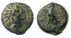 Ancient Coins - SELEUCID EMPIRE.Antiochus VIII Epiphanous 121-96 BC.AE.Unit.Mint of ANTIOCH.struck 121/20 BC. Exceptional for issue.