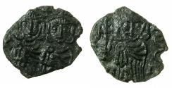 Ancient Coins - BYZANTINE EMPIRE.Constantine V AD 741-775 with associate Leo IV from AD 751.AE.Follis.Mint of SYRACUSE.