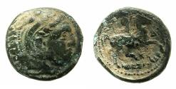 Ancient Coins - MACEDON.Cassandra 305-297 BC.AE.Unit. ( 20mm ). Struck in the name of Alexander.
