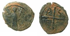 World Coins - CRUSADER STATES.Principality of Antioch.Tancred AD 1104-1112.AE.Follis.3rd type. Standing figure of Saint Peter