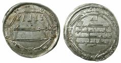 World Coins - ABBASID CALIPHS.Huran al-Rashid 170-193H ( AD 786-809 ).AR.Dirhem.dated 173H. Mint: Medinat al Balkh.***RARE MINT ***