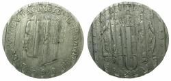 World Coins - GREECE.Kingdom.Constantine II 1964-73.CN10 Drachmas.1968. Demonetised, defaced for melting.