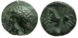 Ancient Coins - NUMIDIA.Massinissa or Micipsa circa 203-148-118 BC.AE. 25.9mm.