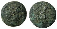 Ancient Coins - SELEUCID EMPIRE.Demetrius II Nikator 1st reign 145-138 BC.AE.Double unit.Mint of Antioch.
