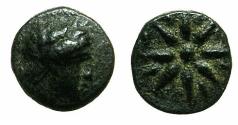 Ancient Coins - MYSIA.GAMBRION.After 350 BC.AE. 9.9mm. Apollo. Star.
