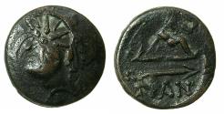 Ancient Coins - BLACK SEA.PANTIKAPAION.Circa 3rd Cent BC.AE.21.3mm.