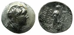 Ancient Coins - CAPPADOCIA.Ariathes IV Eusebes 210-163 BC.AR.Drachma, dated regnal year 33 177/76 BC.