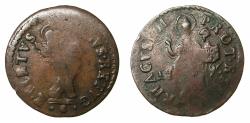 World Coins - RAGUSA.Republic AD 1358-1808.AE.3 Soldi.1796.