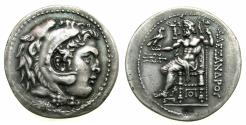 Ancient Coins - PELOPONESE.Alexander III 336-323 BC. 'Posthumus Tetradrachma' after the mint of CORINTH. 19th cent.British Museum Electrotype by Robert Ready.