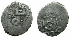 World Coins - ITALY.CAFFA ( Theodosia ). Genoese colony.AR.Bi-lingual Asper.circa 15th cent AD.