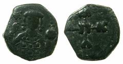 Ancient Coins - BYZANTINE EMPIRE.Manuel I Comnenus AD 1143-1180.AE.Half Tetarteron.Uncertain Greek mint.