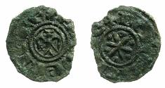 World Coins - SICILY.Frederick II AD 1197-1250.Billon Denier.struck circa 1197-1220.Mint of Palermo or Messina.
