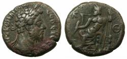 Ancient Coins - EGYPT.ALEXANDRIA.Commodus AD 180-192.Billon Tetradrachma, struck AD 188/89. Rev. Zeus enthroned holding thunderbolt