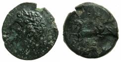 Ancient Coins - NUMIDIA.Massinissa or Micipsa circa 203-148-118 BC.AE.27.9mm.