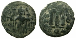 Ancient Coins - PSEUDO BYZANTINE.7th cent AD.AE.Fals, after Constans II AD ( AD 641-669 )