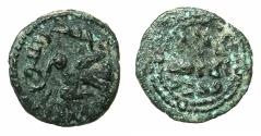 World Coins - ISLAMIC.FILASTIN (PALESTINE).Umayyad Caliphate.Anonymous.8th Cent AD.AE.Fals.