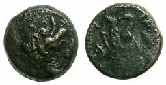 Ancient Coins - PTOLEMAIC EMPIRE.EGYPT.ALEXANDRIA.Ptolemy VI 2nd joint reign with Ptolemy VIII 170-164/3 BC.AE. 19.6mm
