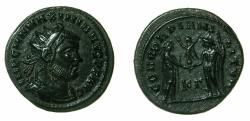 Ancient Coins - ROMAN.Imperial.Maximianus 1st reign AD 286-305.AE.Antoninianus.Mint of CYZICUS.