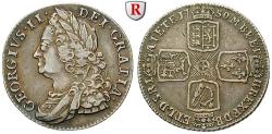 World Coins - GREAT BRITAIN, George II, 1727-1760, Shilling 1750