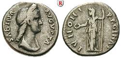 Ancient Coins - Sabina, wife of Hadrian, +137, Denarius 134-136 Rome