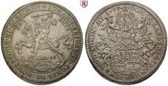World Coins - HOHENLOHE, HOHENLOHE-NEUENSTEIN-ÖHRINGEN, Johann Friedrich, 1641-1702, Reichstaler 1696 Augsburg