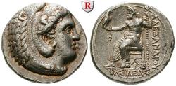 Ancient Coins - MACEDONIA, KINGDOM OF MACEDONIA, Alexander III, the Great, 336-323 BC, Tetradrachm 328-320 BC Arados, NGC XF 5/5 4/5